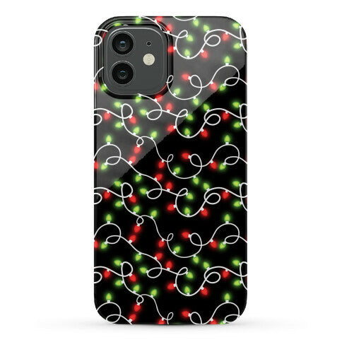 Christmas Lights Pattern Phone Case